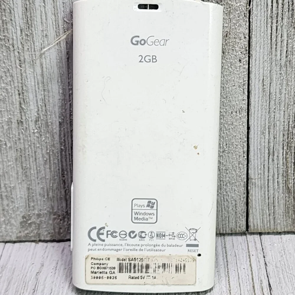 Philips GoGear 2GB MP3 Media Player SA5125/37 - For Parts Only